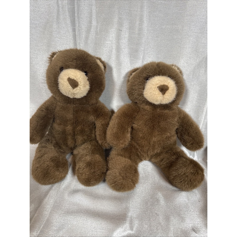 Vintage Build A Bear Workshop Brown Teddy Bear Plush Stuffed Animal 1997‎ BAB